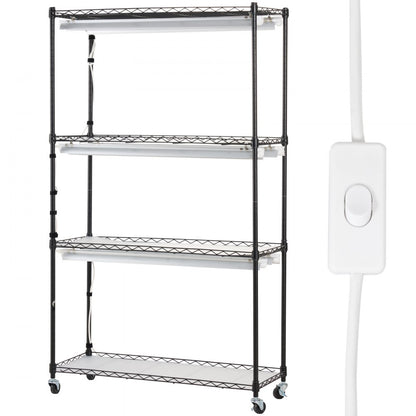 4C15090-T8DP09P6-US - 180W Steel Plant Stand with Adjustable Grow Light
