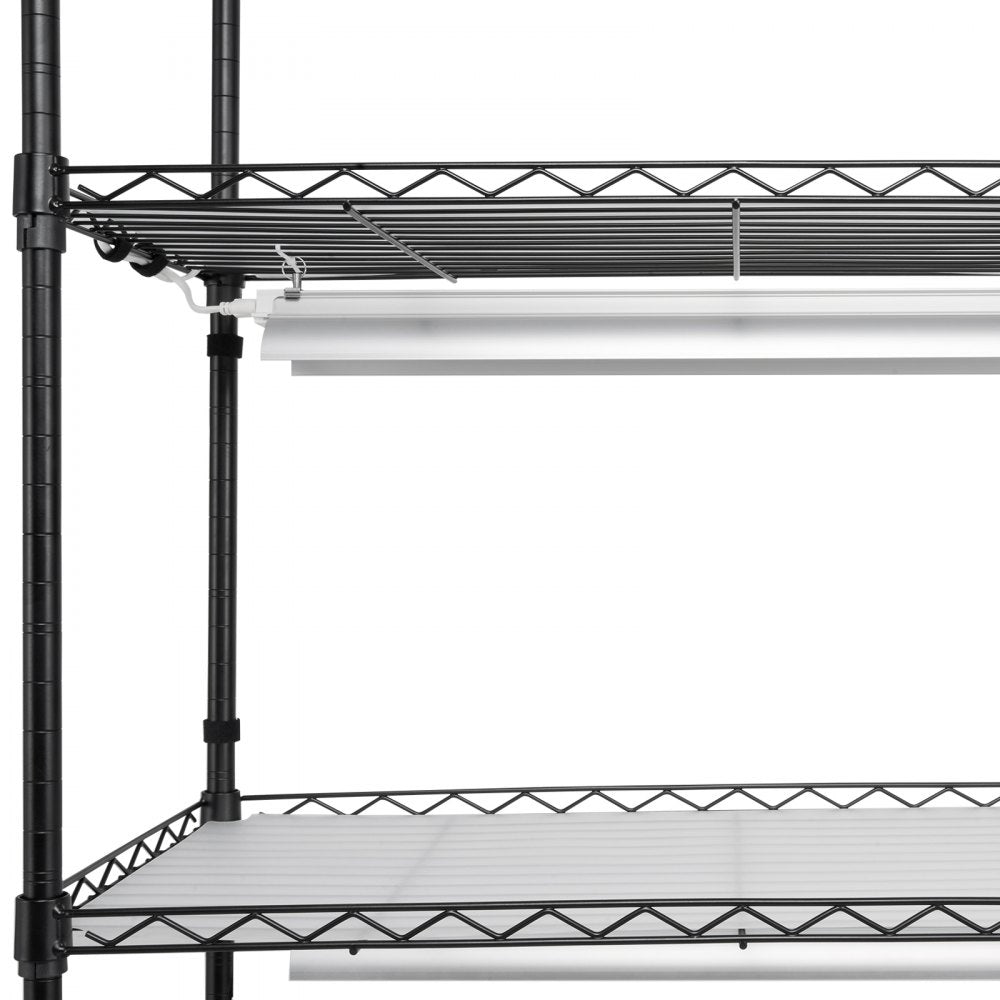 4C15090-2020T06P3-US - 6-Shelf Plant Stand with 150W LED Grow Light 29.5"x13.8"x70.9"