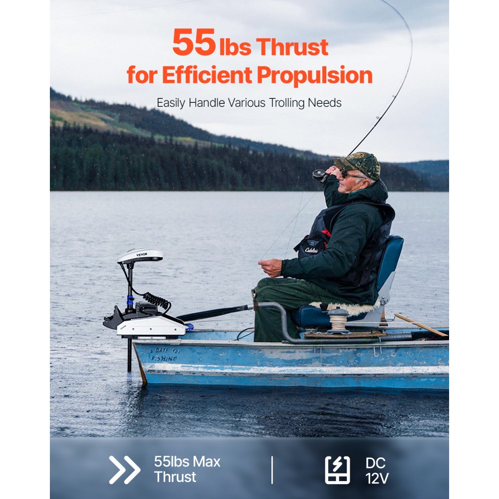 OMS150S - GPS Electric Trolling Motor with Wireless Control for Small Boats