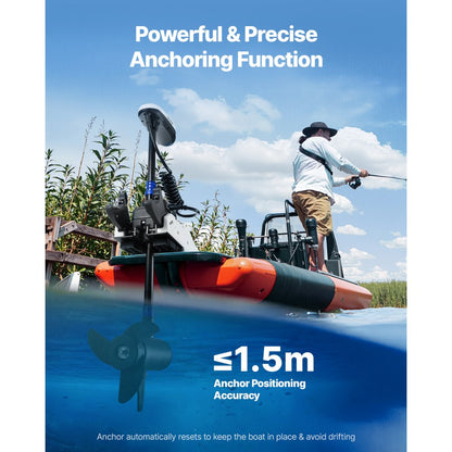 OMS150S - GPS Electric Trolling Motor with Wireless Control for Small Boats