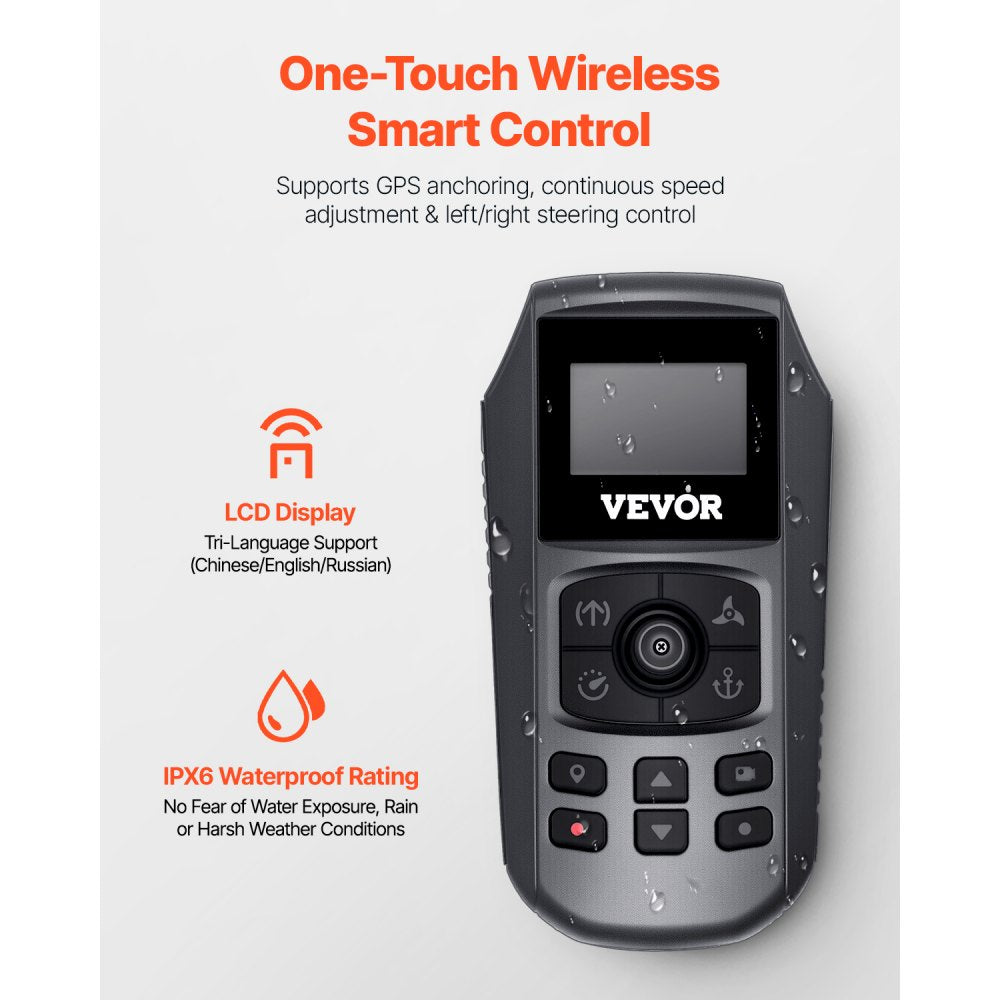 OMS150S - GPS Electric Trolling Motor for Small Boats with Wireless Control