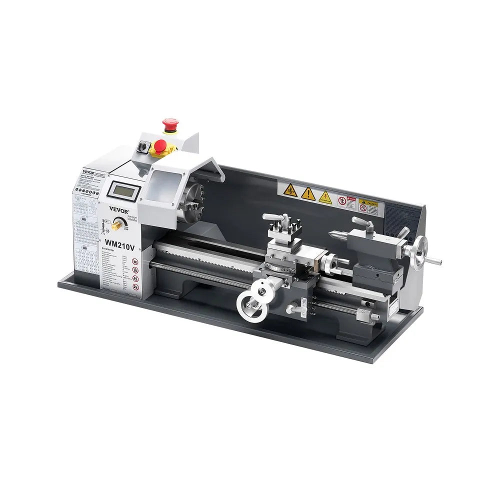 WM210V - Versatile 8x16" Metal Lathe with Adjustable Speed and Threading Options