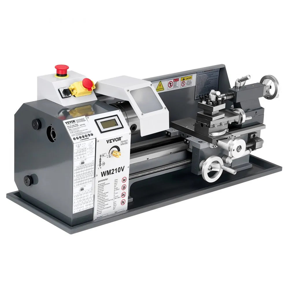 WM210V - Versatile 8x16" Metal Lathe with Adjustable Speed and Threading Options