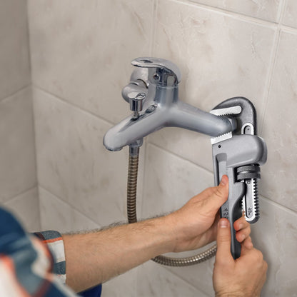 TD0520 14" - Lightweight Aluminum Pipe Wrench with Automatic Jaw Adjustment