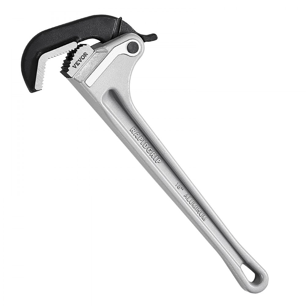 TD0520 18" - Lightweight Aluminum Heavy-Duty Pipe Wrench with Ergonomic Handle
