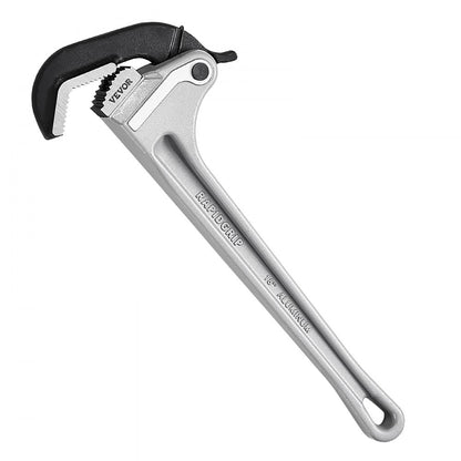 TD0520 18" - Lightweight Aluminum Heavy-Duty Pipe Wrench with Ergonomic Handle