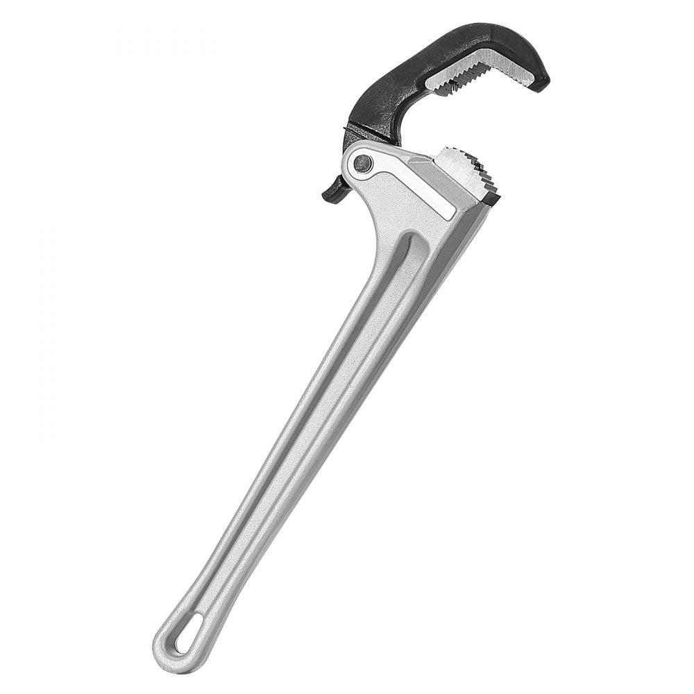 TD0520 18" - Lightweight Aluminum Heavy-Duty Pipe Wrench with Ergonomic Handle
