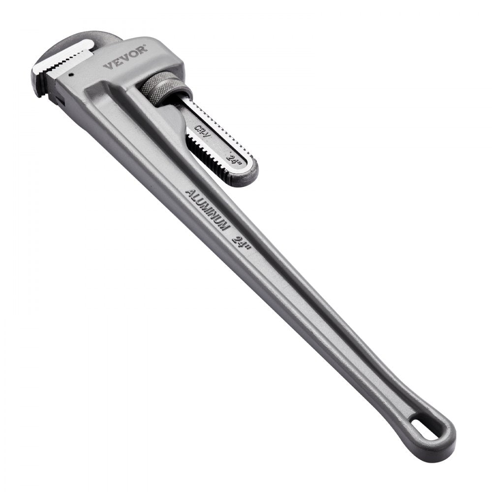 TD0505 24" - Lightweight Aluminum Pipe Wrench with Ergonomic Handle
