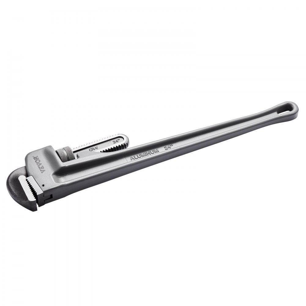 TD0505 24" - Lightweight Aluminum Pipe Wrench with Ergonomic Handle