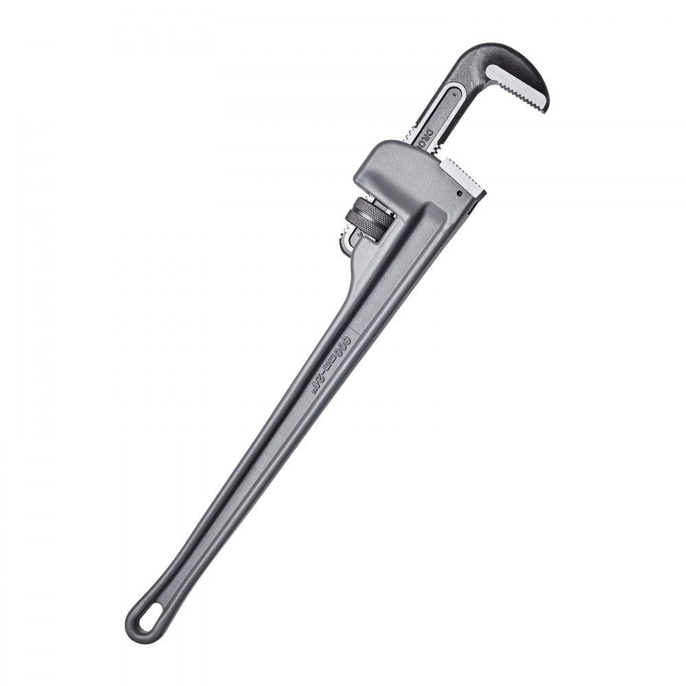 TD0505 24" - Lightweight Aluminum Pipe Wrench with Ergonomic Handle