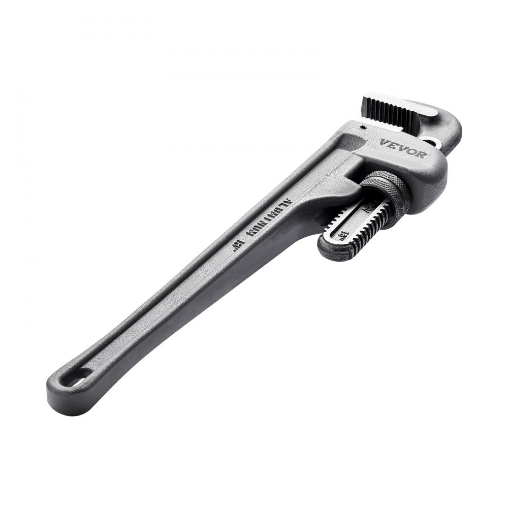 TD0505 18" Lightweight Aluminum Pipe Wrench - Sturdy & Durable Design