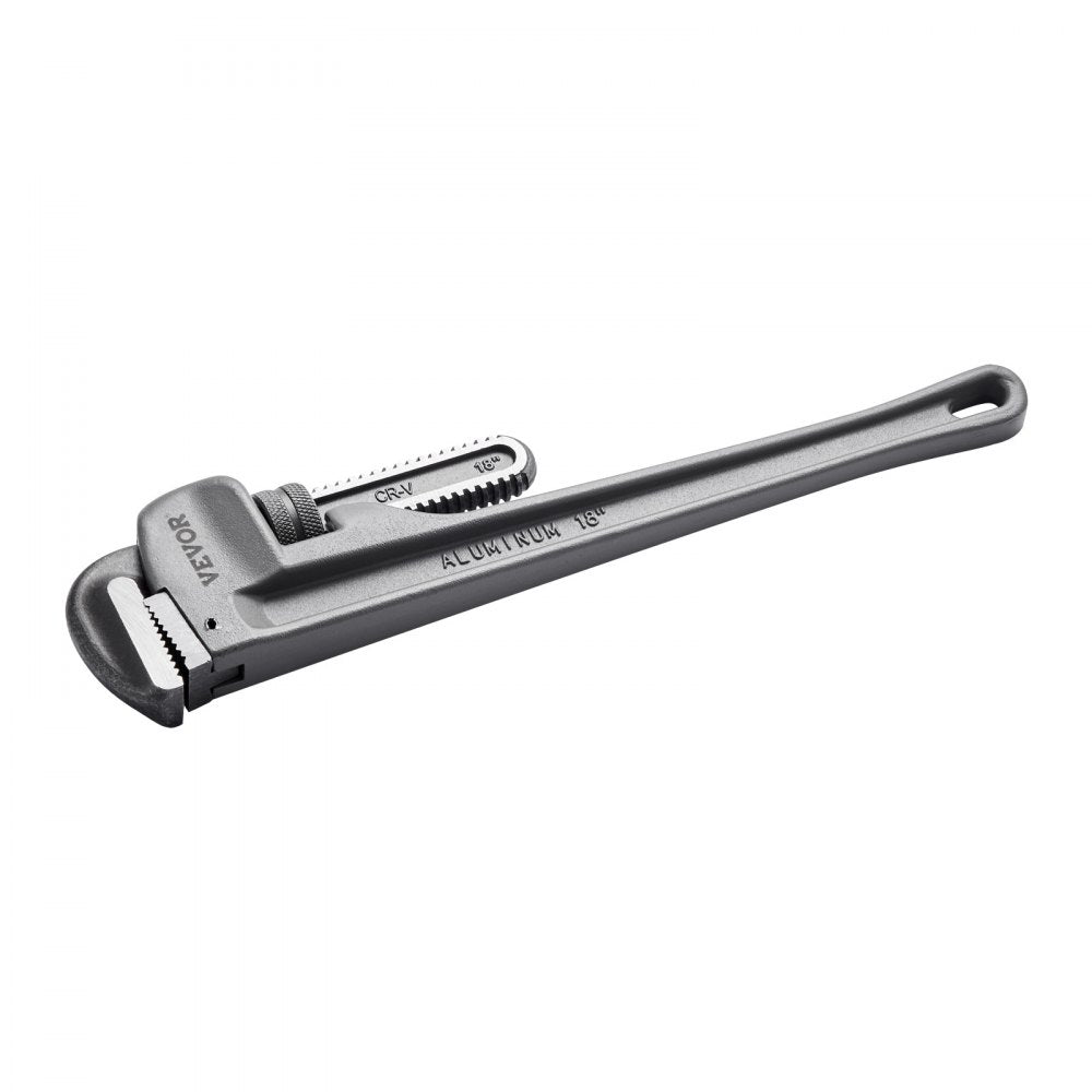 TD0505 18" Lightweight Aluminum Pipe Wrench - Sturdy & Durable Design