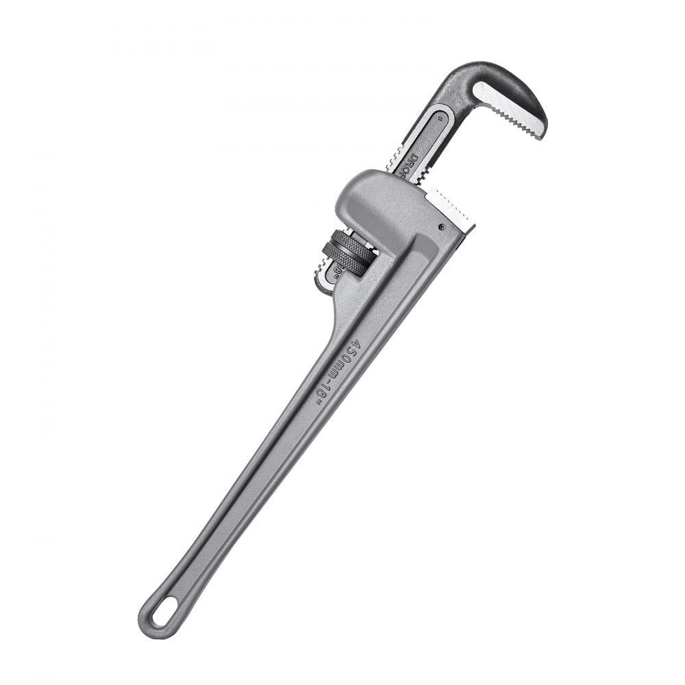 TD0505 18" Lightweight Aluminum Pipe Wrench - Sturdy & Durable Design