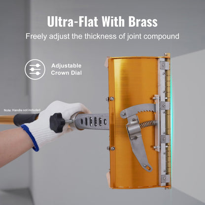 VV-PQPSH - VEVOR 10-Inch Aluminum Drywall Flat Box with Adjustable Mudguard