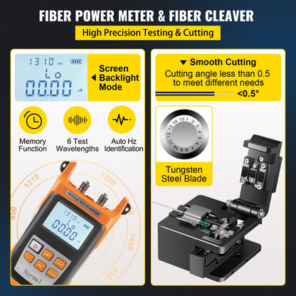 FL-2310 Power Meter / FL-210 - A-80S 3-in-1 Fiber Fusion Splicer