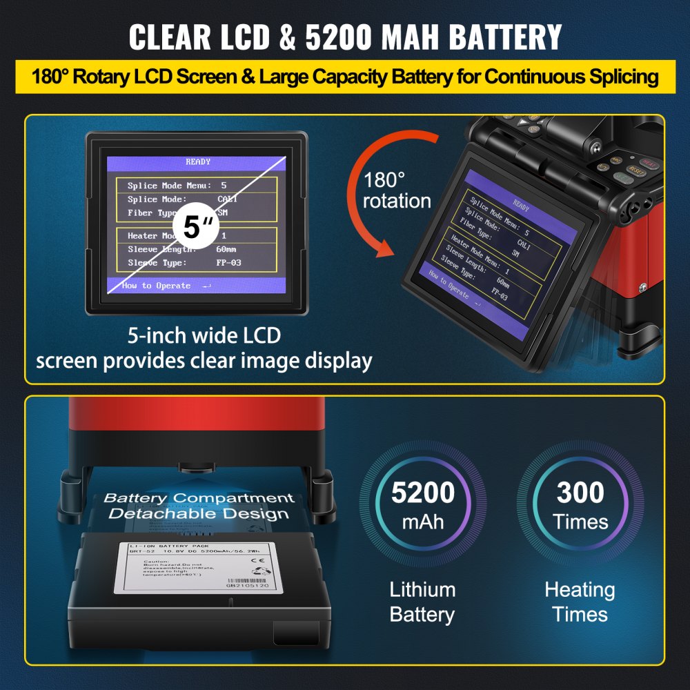 FL-2310 Power Meter / FL-210 - A-80S 3-in-1 Fiber Fusion Splicer