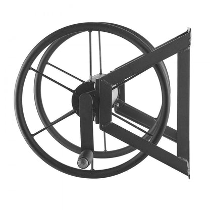 HR-703-2 - Heavy-Duty 200ft Wall-Mounted Hose Reel with Brass Fittings