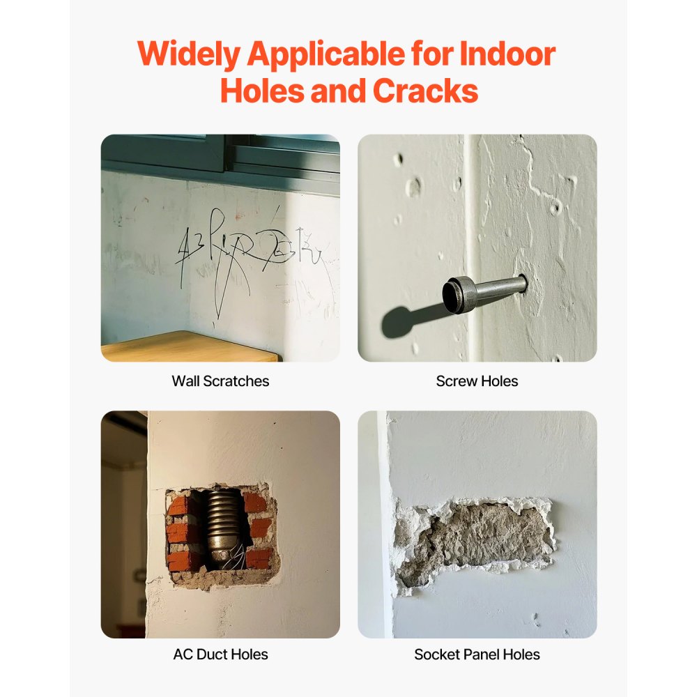 SET - 16PCS Wall Repair Kit with 8"x8", 6"x6", and 4"x4" Patches