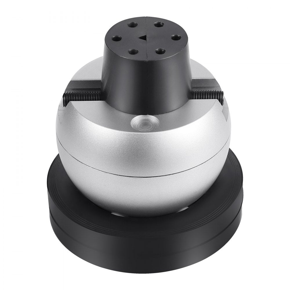 JH-O5YC001BP - Chrome-Plated 5" Steel Ball Vise for Engraving & Machining