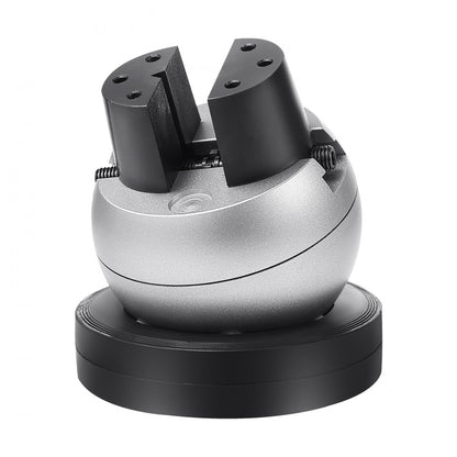 JH-O5YC001BP - Chrome-Plated 5" Steel Ball Vise for Engraving & Machining