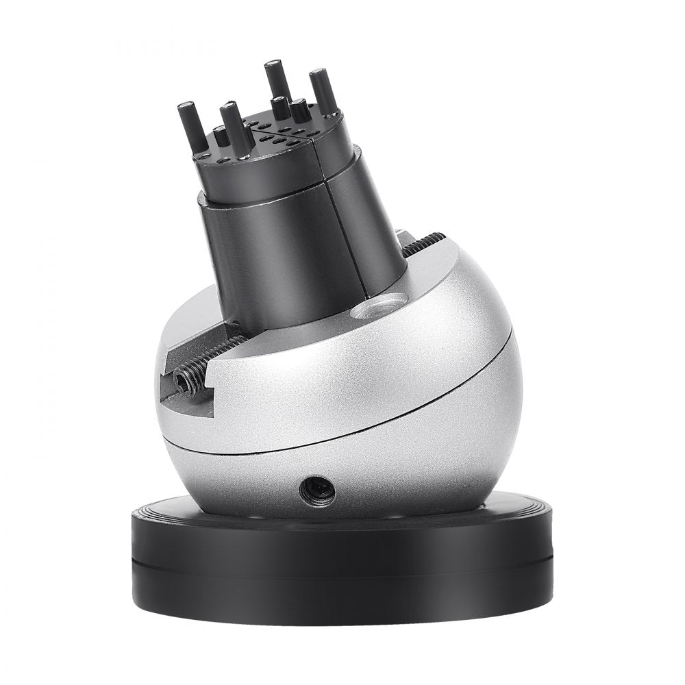 JH-O5YC001BP - Chrome-Plated 5" Steel Ball Vise for Engraving & Machining