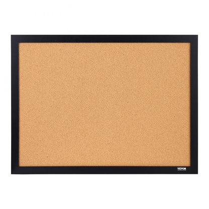010200946476 - 24x18 Inch Double-Sided Cork Board with Pushpins