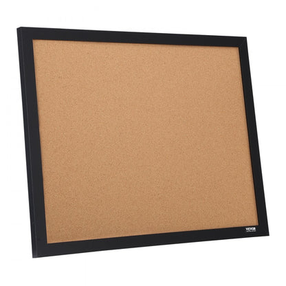 010200946476 - 24x18 Inch Double-Sided Cork Board with Pushpins
