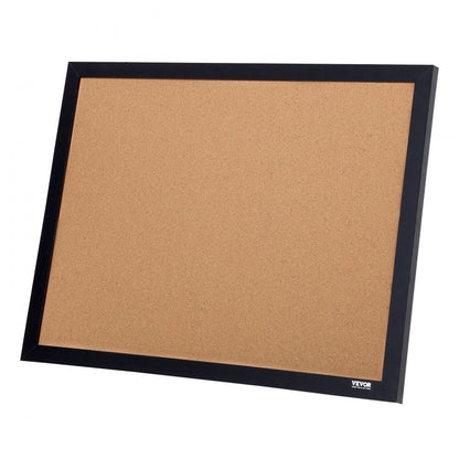 010200946476 - 24x18 Inch Double-Sided Cork Board with Pushpins