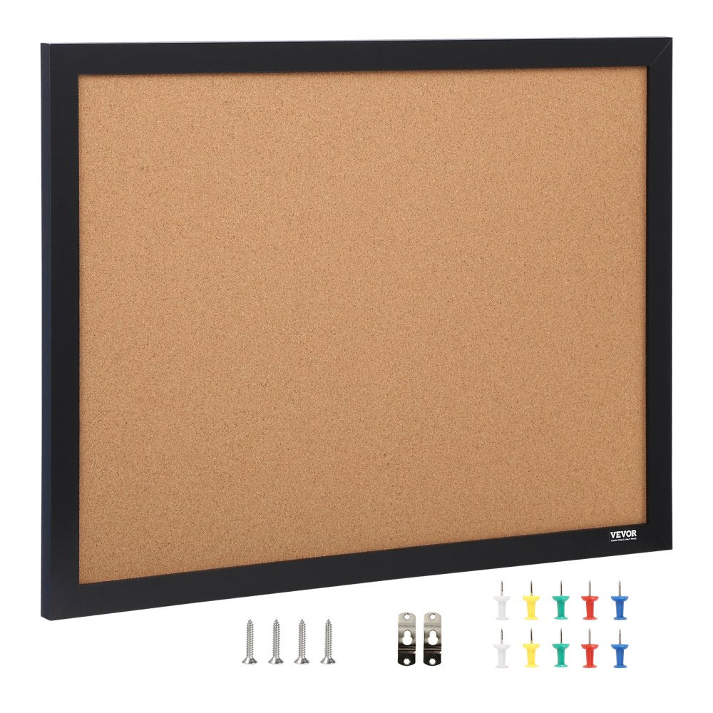 010347796714 - 36x24 VEVOR Cork Board for Home & Office Organization