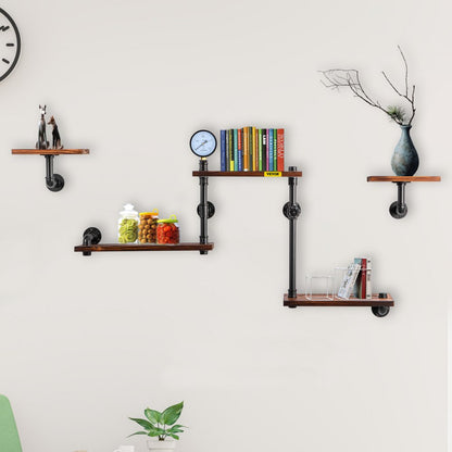 V-GSCWJ-003 - 5-Tier Vintage Style Industrial Pipe Shelving Unit