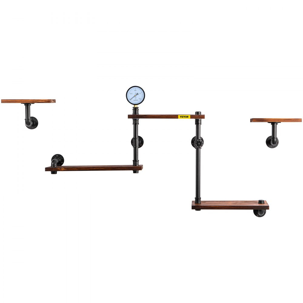 V-GSCWJ-003 - 5-Tier Vintage Style Industrial Pipe Shelving Unit