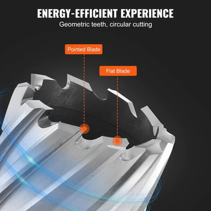 10190010213 - 13-Piece M2AL Steel Mag Drill Bit Set, 7/16" to 1-1/16"