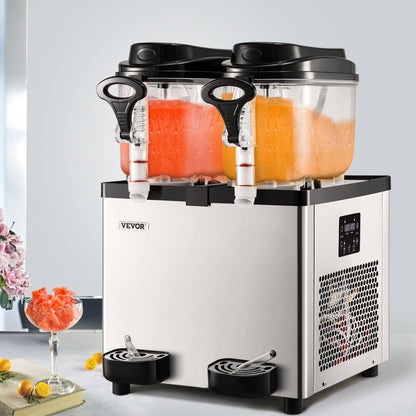 XC212A - 12L Dual Tank Slushy Machine for Bars and Parties