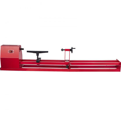010353330818 - 14"x40" Steel Wood Lathe with 375W Motor, User-Friendly Design