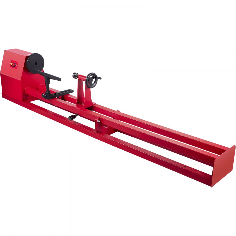 010353330818 - 14"x40" Steel Wood Lathe with 375W Motor, User-Friendly Design