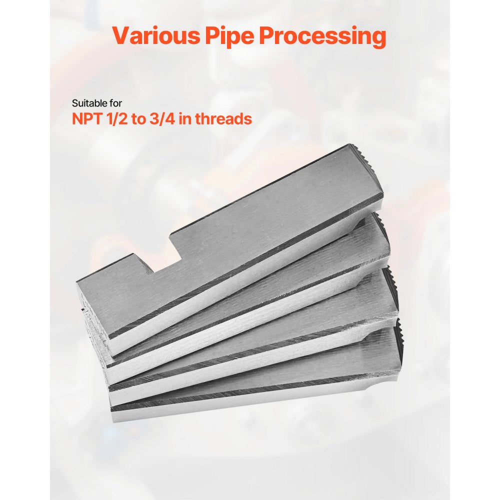 KT802 - High-Speed Steel Threading Dies for 1/2" to 3/4" Pipes