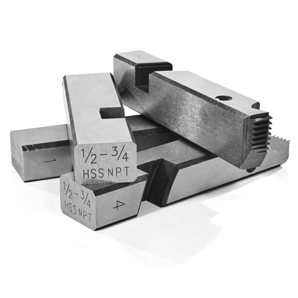 KT802 - High-Speed Steel Threading Dies for 1/2" to 3/4" Pipes