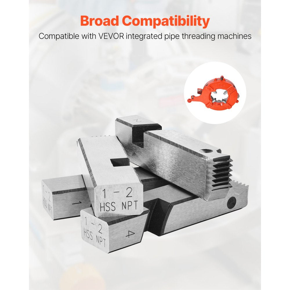 KT803 - 1"-2" HSS Threading Dies for Precision Pipe Threading