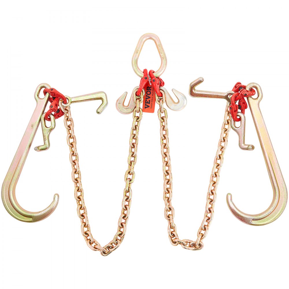 RTJ5⁄16-01 - 9,620 lbs Heavy-Duty V-Chain Bridle with G80 Hooks