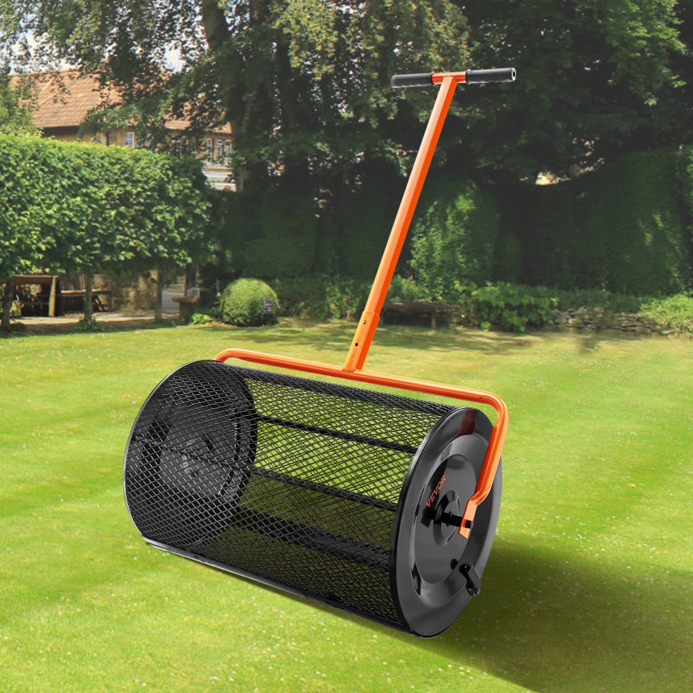 TC2002B - 24-Inch Steel Compost Spreader for Easy Garden Care