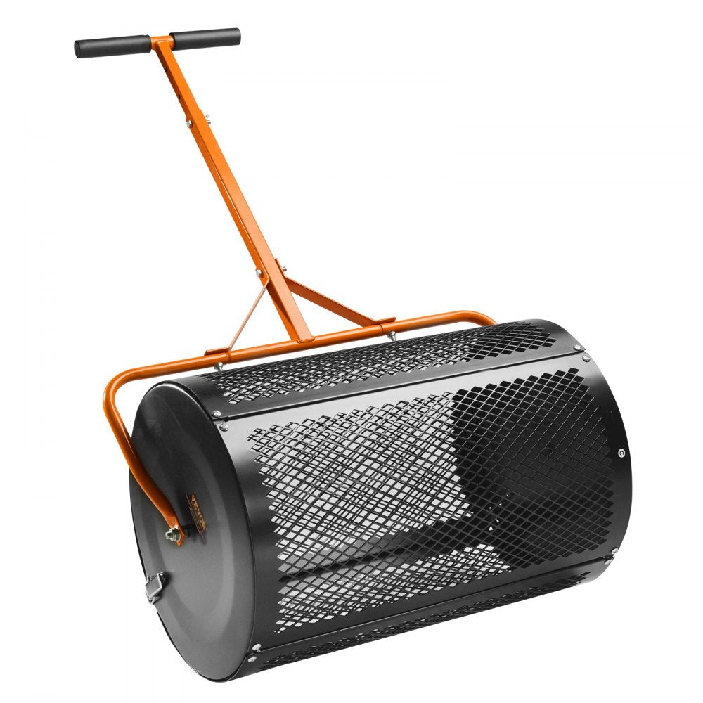 GT02 - 24-Inch Adjustable Compost Spreader with Side Lock for Lawn Care