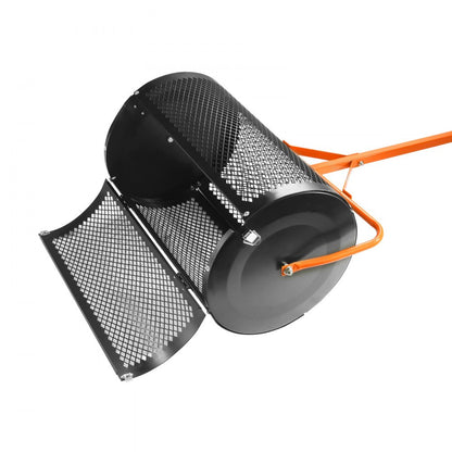 GT02 - 24-Inch Adjustable Compost Spreader with Side Lock for Lawn Care