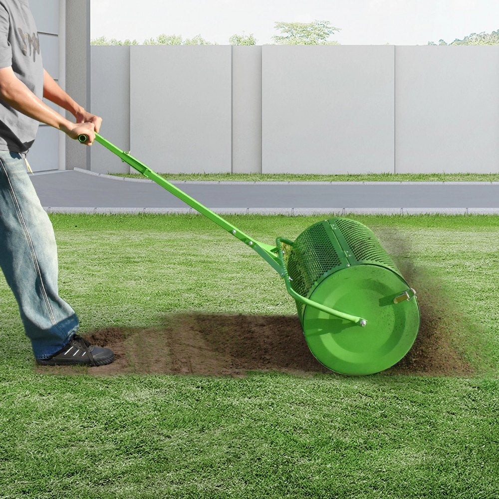 GT01 - 24-Inch Durable Compost Spreader with Adjustable Handle