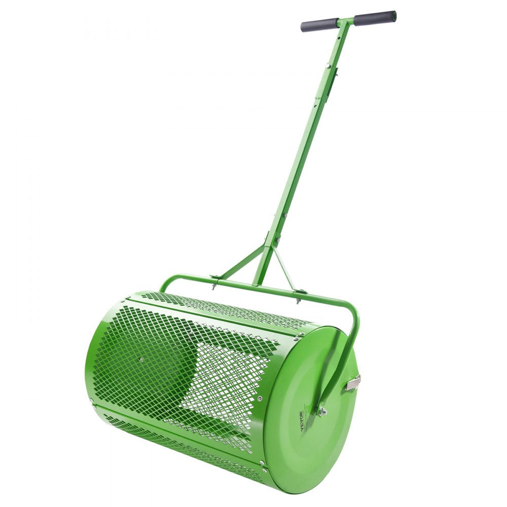 GT01 - 24-Inch Durable Compost Spreader with Adjustable Handle