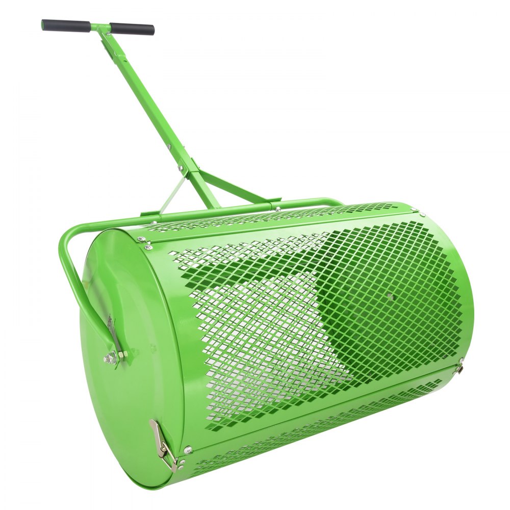 GT01 - 24-Inch Durable Compost Spreader with Adjustable Handle