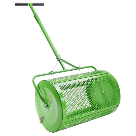 GT01 - 24-Inch Durable Compost Spreader with Adjustable Handle
