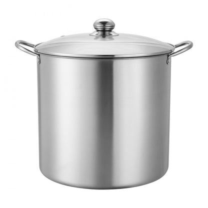 HS-003 - Durable Large Capacity Canning Pot with Rack & Lid