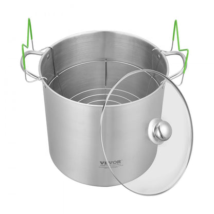 HS-003 - Durable Large Capacity Canning Pot with Rack & Lid