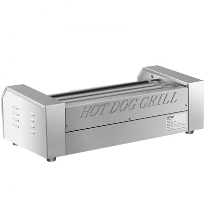 SC-5XC - Stainless Steel 5-Roller Hot Dog Machine with 12 Capacity