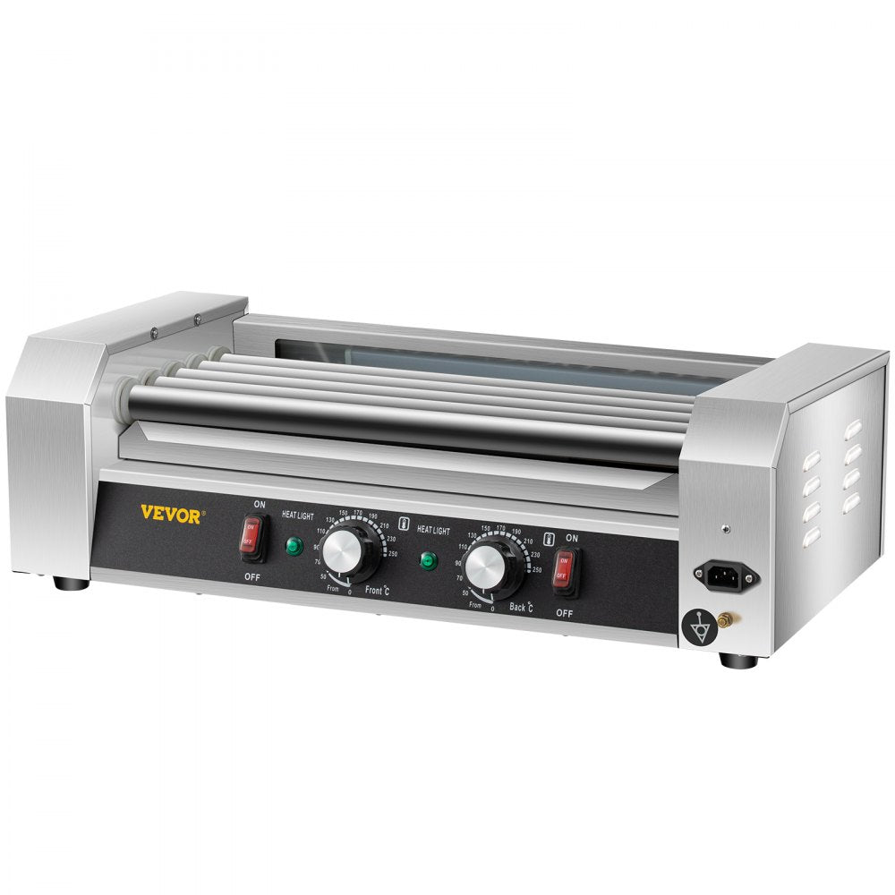 SC-5XC - Stainless Steel 5-Roller Hot Dog Machine with 12 Capacity